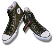 View Item Converse / Gorillaz Ltd Edition All Star Hi Canvas Trainer Boot Grey UK 